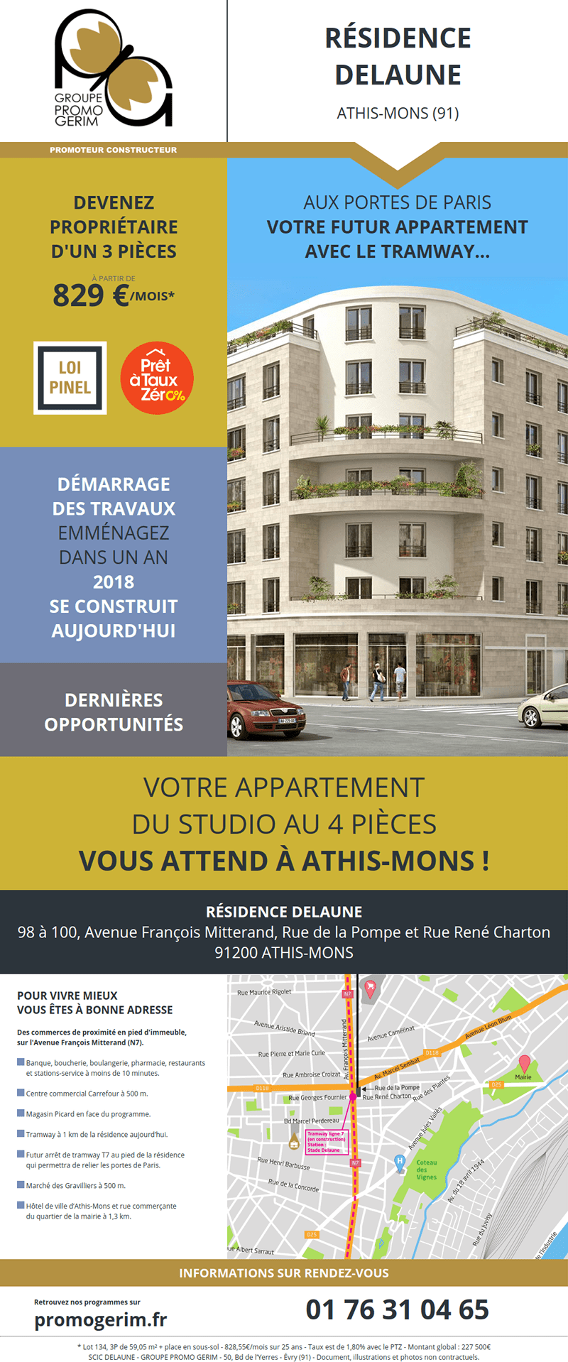 Capture d'écran eMailing Promogerim