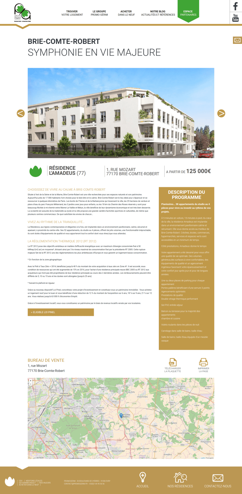 Capture d'écran Promogérim